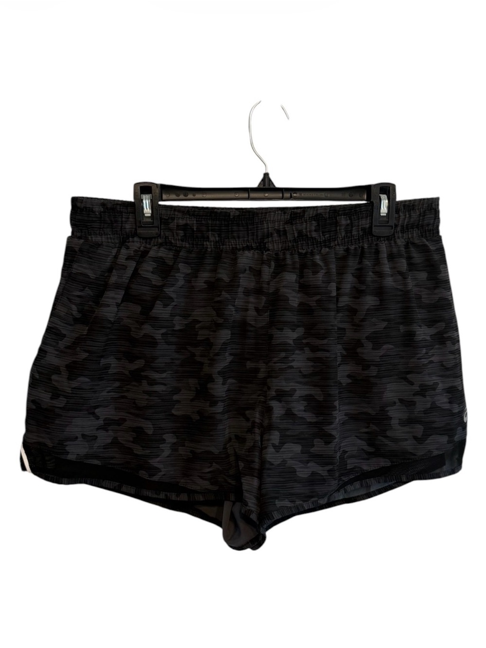 Asics Black Camo Athletic Shorts